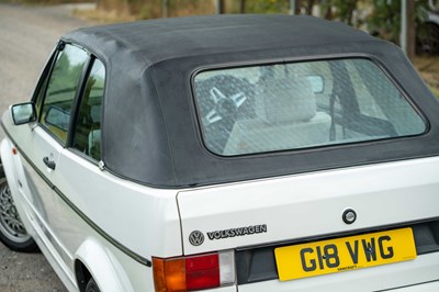 Lot 66 - 1989 Volkswagen Golf GTI Cabriolet