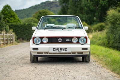 Lot 66 - 1989 Volkswagen Golf GTI Cabriolet