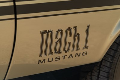 Lot 28 - 1971 Ford Mustang Mach 1 M Code