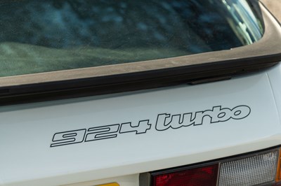 Lot 63 - 1981 Porsche 924 Turbo
