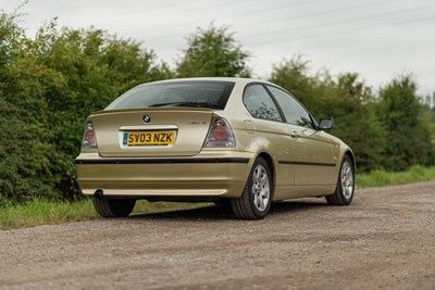 Lot 9 - 2003 BMW 316 TI SE Compact