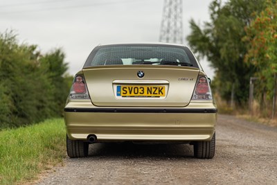 Lot 9 - 2003 BMW 316 TI SE Compact