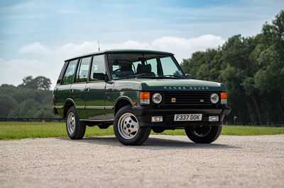 Lot 119 - 1989 Range Rover Classic SE