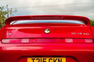 Lot 8 - 1999 Alfa Romeo GTV 3.0 V6 24v Lusso