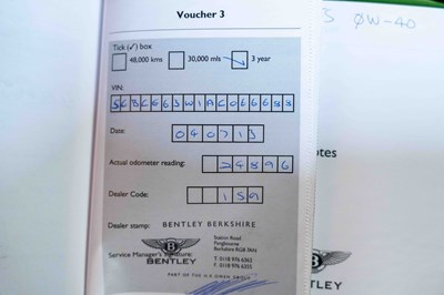Lot 14 - 2010 Bentley Continental GT