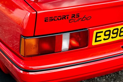Lot 61 - 1987 Ford Escort RS Turbo