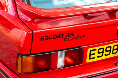 Lot 61 - 1987 Ford Escort RS Turbo