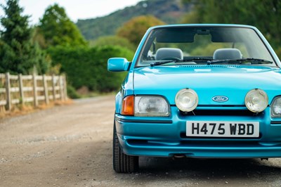Lot 19 - 1990 Ford Escort Cabriolet