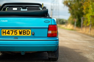 Lot 19 - 1990 Ford Escort Cabriolet