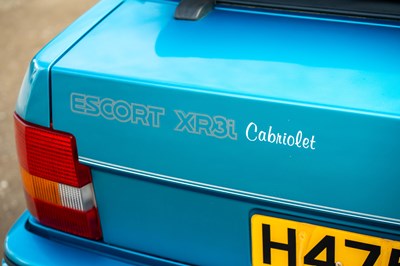 Lot 19 - 1990 Ford Escort Cabriolet