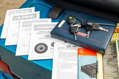 Lot 19 - 1990 Ford Escort Cabriolet