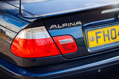 Lot 18 - 2004 Alpina B3S Convertible