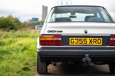 Lot 22 - 1989 Ford Orion 1.6i Ghia
