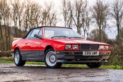 Lot 72 - 1987 Maserati BI Turbo Spyder
