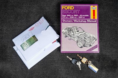 Lot 11 - 1982 Ford Escort XR3