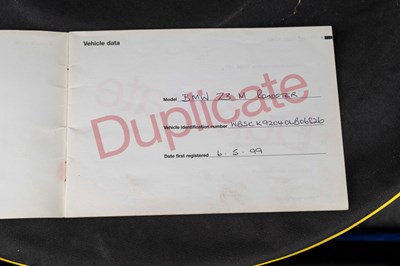 Lot 12 - 1999 BMW Z3M