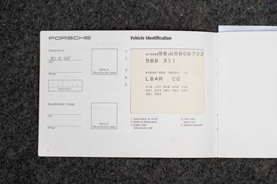 Lot 1998 Porsche Boxster