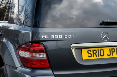 Lot 82 - 2010 Mercedes-Benz ML350