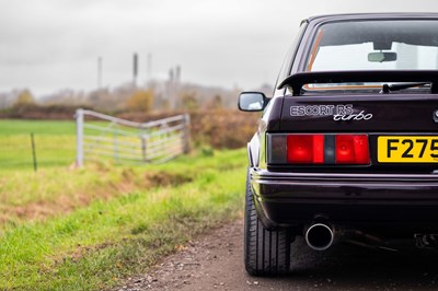 Lot 63 - 1989 Ford Escort RS Turbo