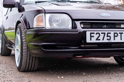 Lot 63 - 1989 Ford Escort RS Turbo