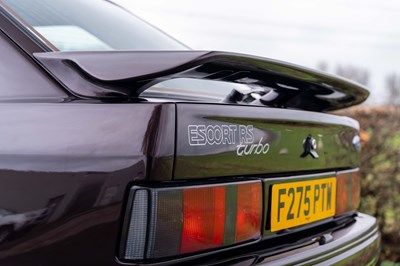 Lot 63 - 1989 Ford Escort RS Turbo