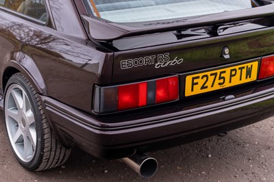 Lot 63 - 1989 Ford Escort RS Turbo
