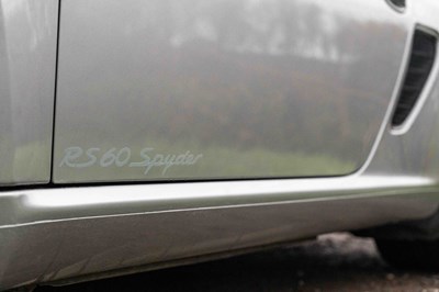 Lot 39 - 2008 Porsche Boxster RS60 Spyder