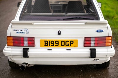 Lot 50 - 1985 Ford Escort RS Turbo