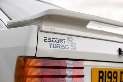 Lot 50 - 1985 Ford Escort RS Turbo