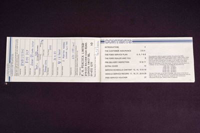 Lot 50 - 1985 Ford Escort RS Turbo