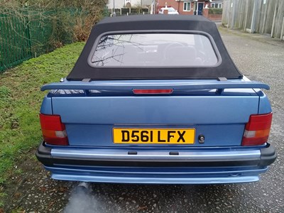 Lot 137 - 1985 Ford Escort 1.6 Cabriolet