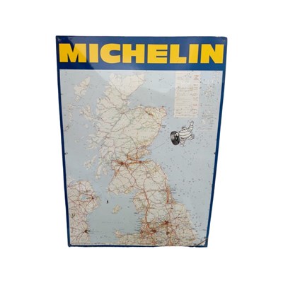 Lot 25 - Michelin Map Tin Sign