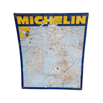 Lot 27 - Michelin Map Tin Sign