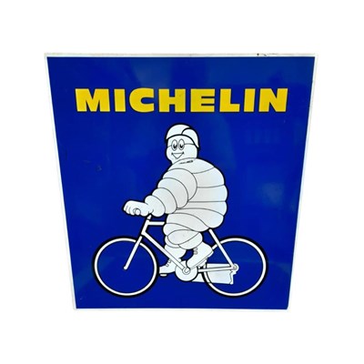 Lot 31 - Michelin Double Sided Enamel Sign