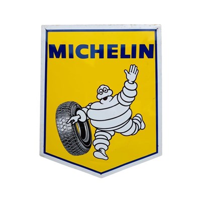 Lot 33 - Michelin Tin Shield Sign