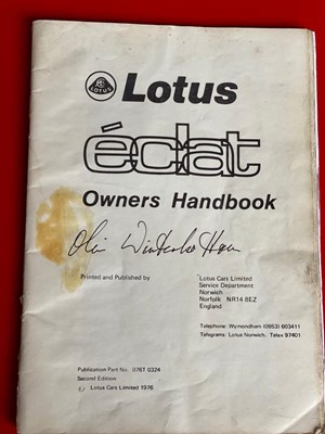 Lot 45 - 1976 Lotus Éclat
