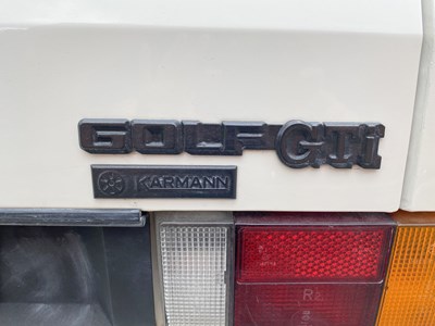 Lot 43 - 1986 Volkswagen Golf GTi Christmas Cabriolet