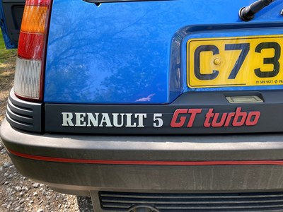 Lot 41 - 1986 Renault 5 GT Turbo Phase 1