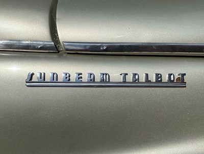 Lot 2 - 1950 Sunbeam Talbot 90