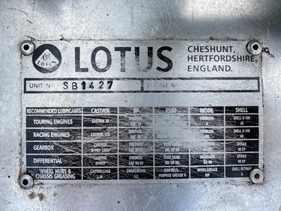 Lot 30 - 1962 Lotus Seven S2