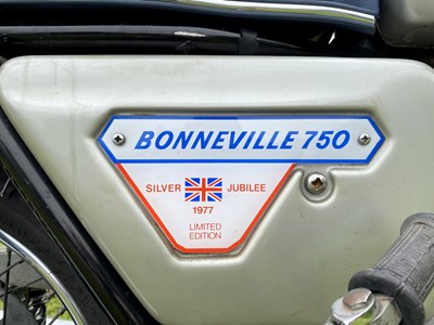 Lot 76 - 1978 Triumph T140V Bonneville Silver Jubilee