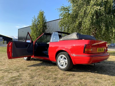 Lot 55 - 1987 Ford Escort XR3i Cabriolet