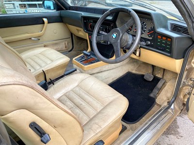 Lot 62 - 1980 BMW 635 CSi