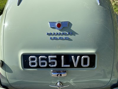 Lot 62 - 1961 Morris Minor 1000