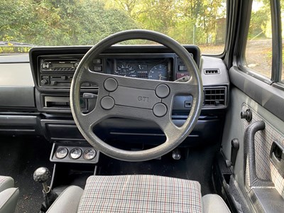 Lot 70 - 1985 Volkswagen Golf GTi Cabriolet