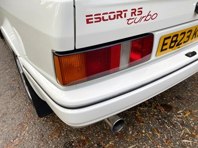 Lot 78 - 1987 Ford Escort Series 2 RS Turbo