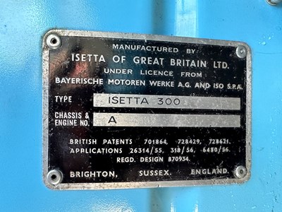 Lot 46 - 1958 BMW Isetta 300
